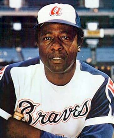 Hank Aaron, Atlanta Braves outfielder, in the 1970s